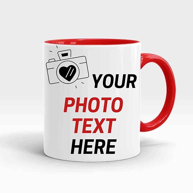 Red Inner Coffee Cup 325ML